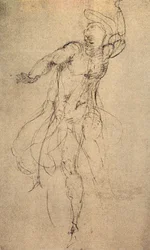 Studie für das Jüngste Gericht (Casa Buonarroti, Florenz)